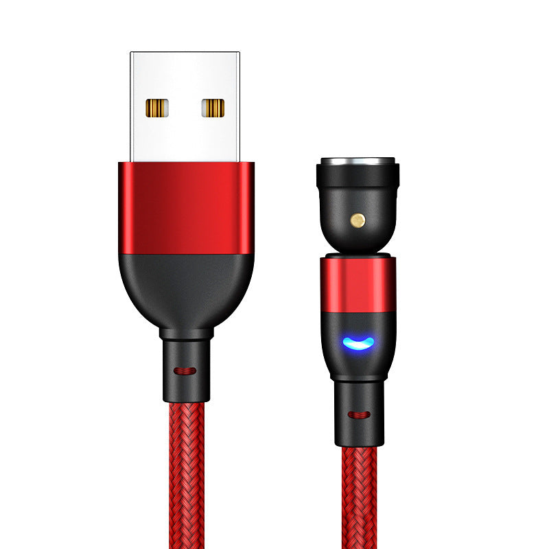 KTX-466515 Three-in-One Magnetic Charging Cable with 540° Suction and 1m Length