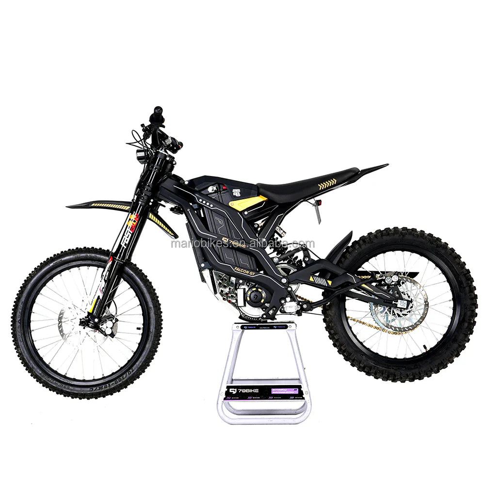 KTX-467155 High-Performance Electric Dirt Bike with 72V 16.8KW Mid Motor and 120km Range for Adults