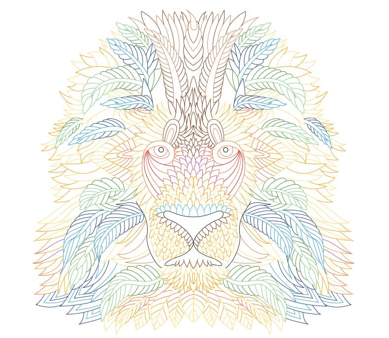 KTX-467283 Quilled Paper Art Kit with Tools for Creative Handmade Animal Ornaments 20x25cm & 30x38cm