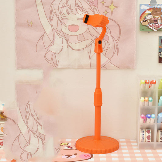 KTX-467667 Adjustable Retractable Desktop Stand for Phones with 360-Degree Rotation - Multiple Colors Available