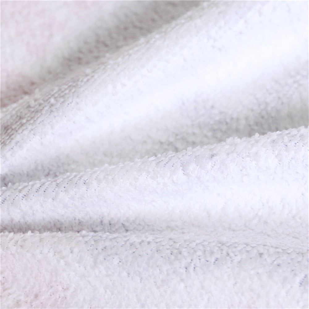 KTX-468179 Superfine Fiber Beach Towel Made of Durable Polyester Fiber, 100% Absorbent and Quick-Drying