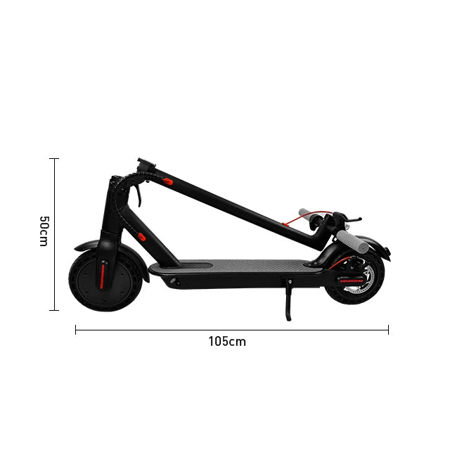 KTX-468627 350W Foldable Electric Scooter for Adults, App-Controlled, 25-30 km Range, 120 kg Load Capacity