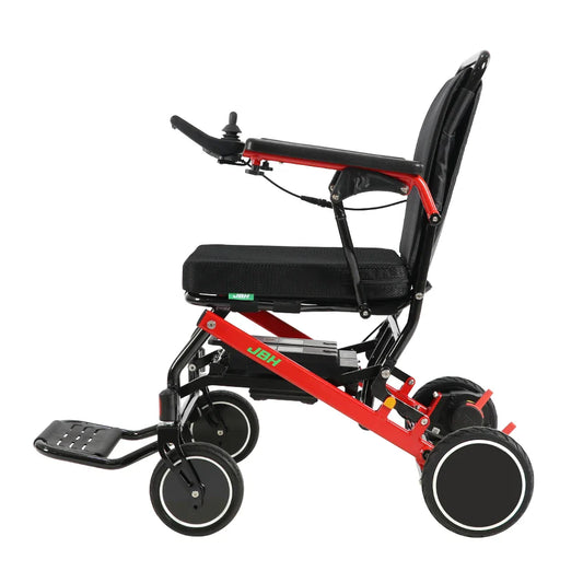KTX-468627 Portable Folding Electric Wheelchair Model D37 with Dual Motors and 120kg Capacity