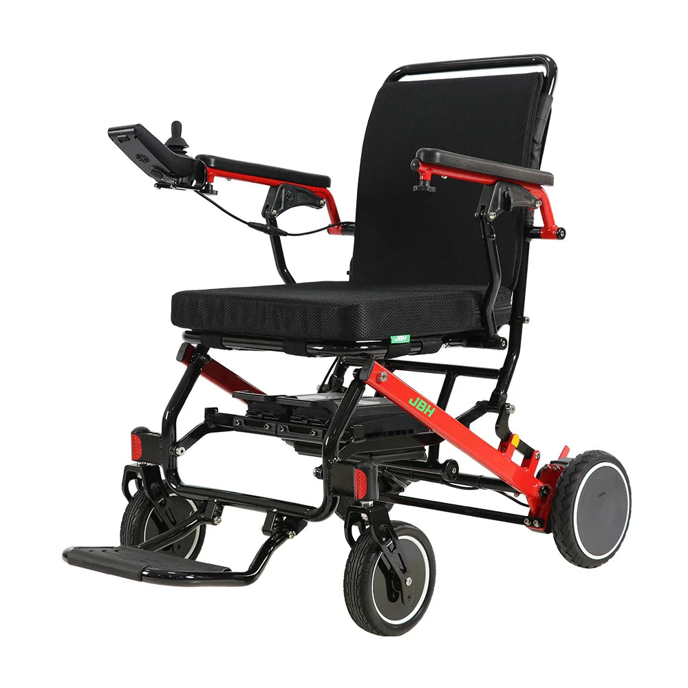 KTX-468627 Portable Folding Electric Wheelchair Model D37 with Dual Motors and 120kg Capacity