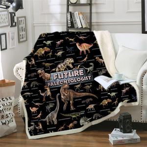 KTX-468755 Cotton Plush Cartoon Blanket for Lunch Breaks and Air Conditioning Use - Multiple Sizes Available