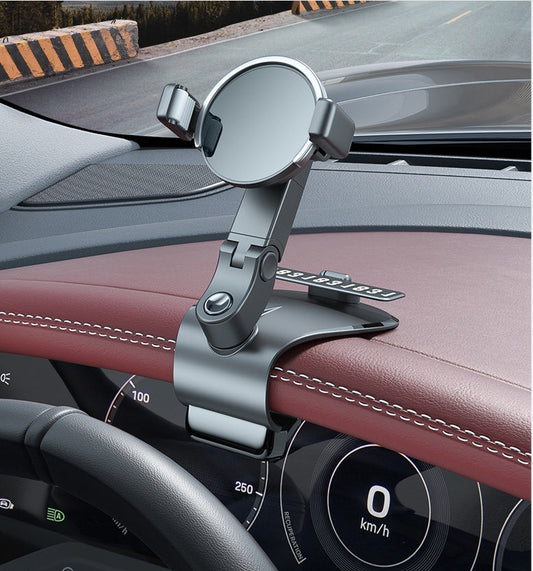 KTX-468819 Multi-Function 1200° Rotating Car Phone Holder for Dashboards and Office Desks