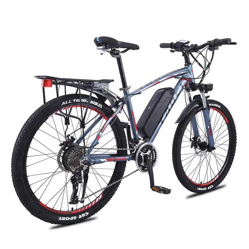 KTX-469075 26-Inch 21-Speed Electric Mountain Bicycle with 36V 350W Lithium Battery and Disc Brakes