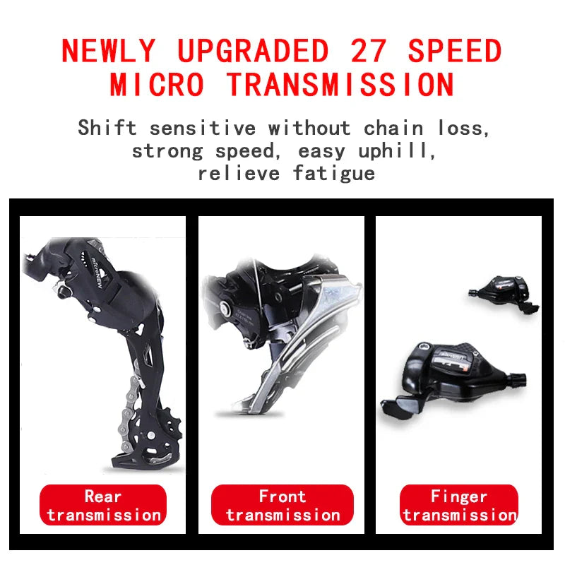 KTX-469075 26-Inch 21-Speed Electric Mountain Bicycle with 36V 350W Lithium Battery and Disc Brakes