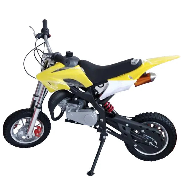 KTX-469331 49cc Kids Dirt Bike with Electric Start, Max Speed 30KM/H, Dual Disc Brakes, 8/10 Inch Wheels