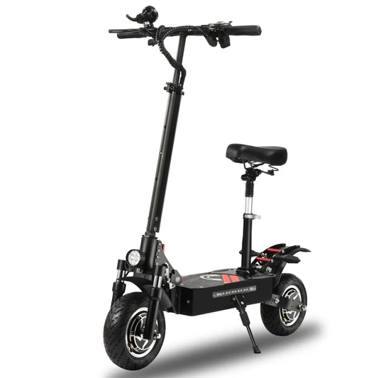 KTX-469779 Foldable Dual Motor Electric Scooter with 3200W Power, 40-50km Range, and 200KG Payload Capacity