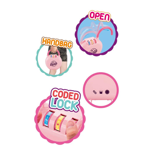 KTX-470739 Kids Makeup Role Play Set with Handbag and Suitcase for Pretend Play Ages 5-7