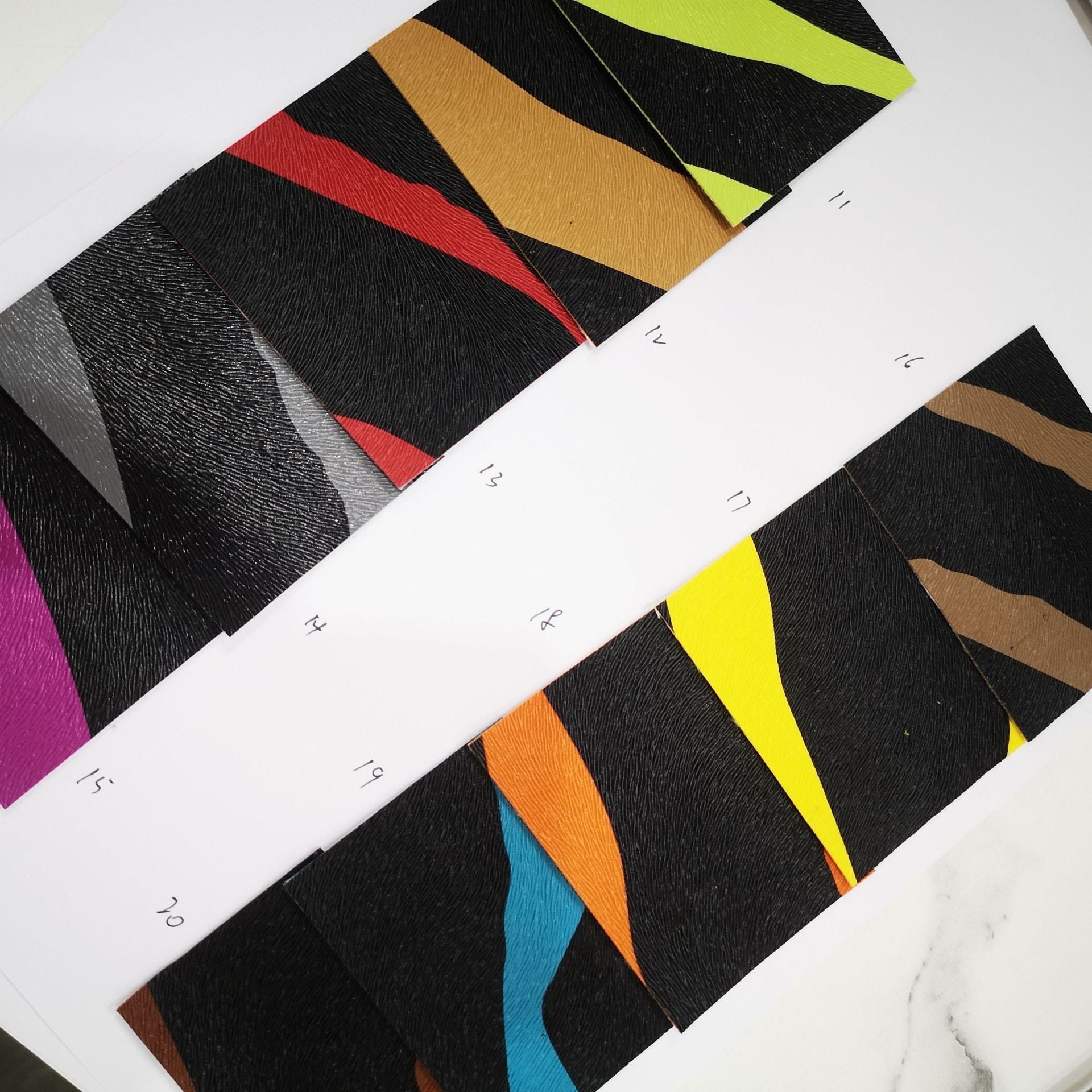 KTX-470739 Zebra Print PVC Leather Fabric for Shoes, Bags, and Luggage - 1.0mm Thickness, 137cm Width