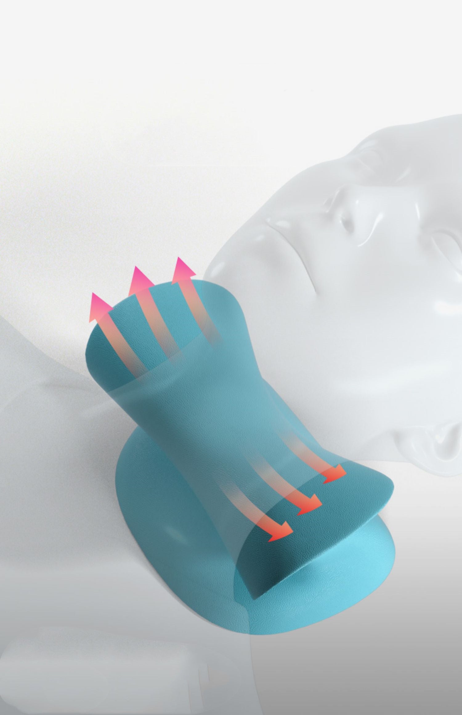 KTX-471891 Eco-Friendly Memory Foam Cervical Neck Pillow for Comfortable Sleep