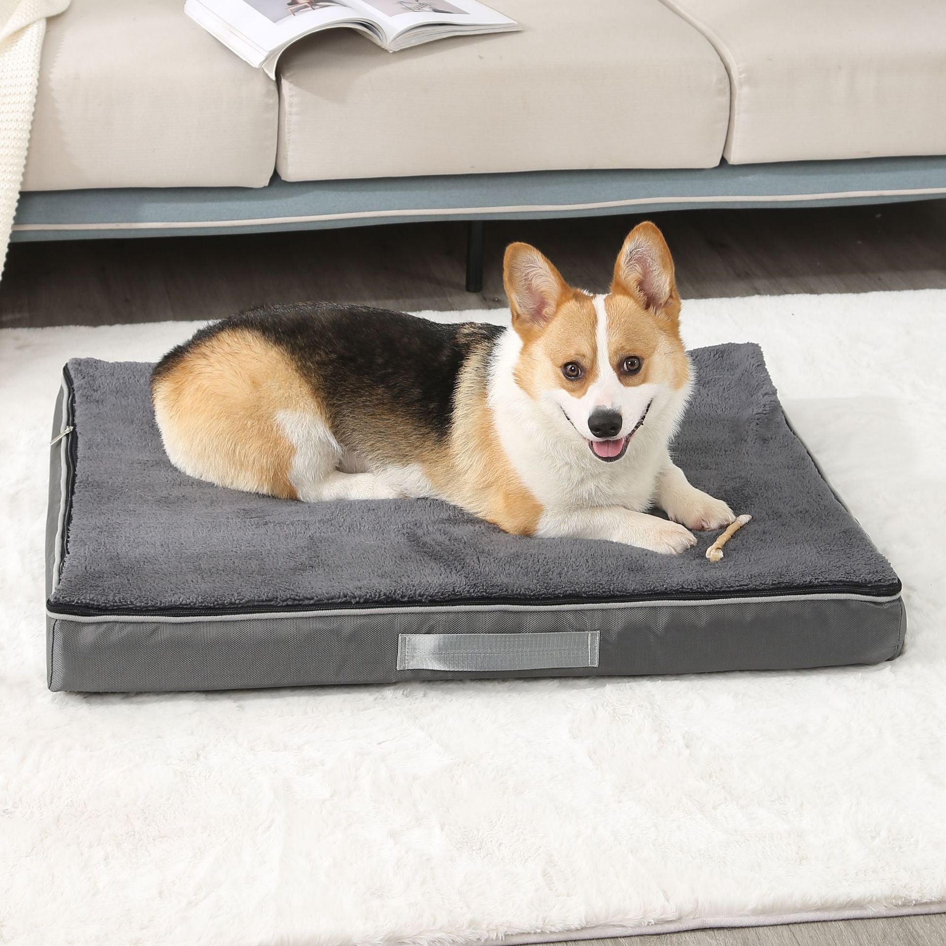 KTX-472339 Memory Foam Waterproof Pet Mat in Multiple Colors and Sizes