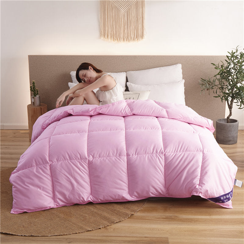 KTX-474515 Thick Winter Duvet Filled with 99% Ordinary Fiber in Multiple Colors
