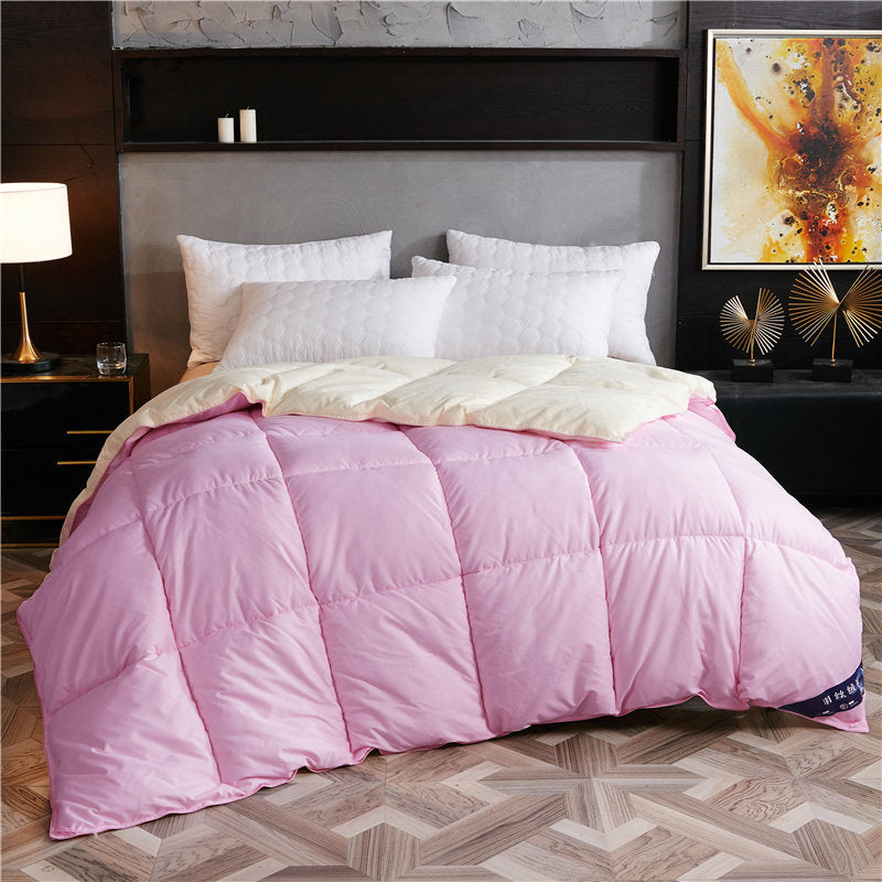 KTX-474515 Thick Winter Duvet Filled with 99% Ordinary Fiber in Multiple Colors