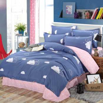 KTX-475987 Cartoon-Themed Four-Piece Quilt Cover Set in Various Colors and Sizes