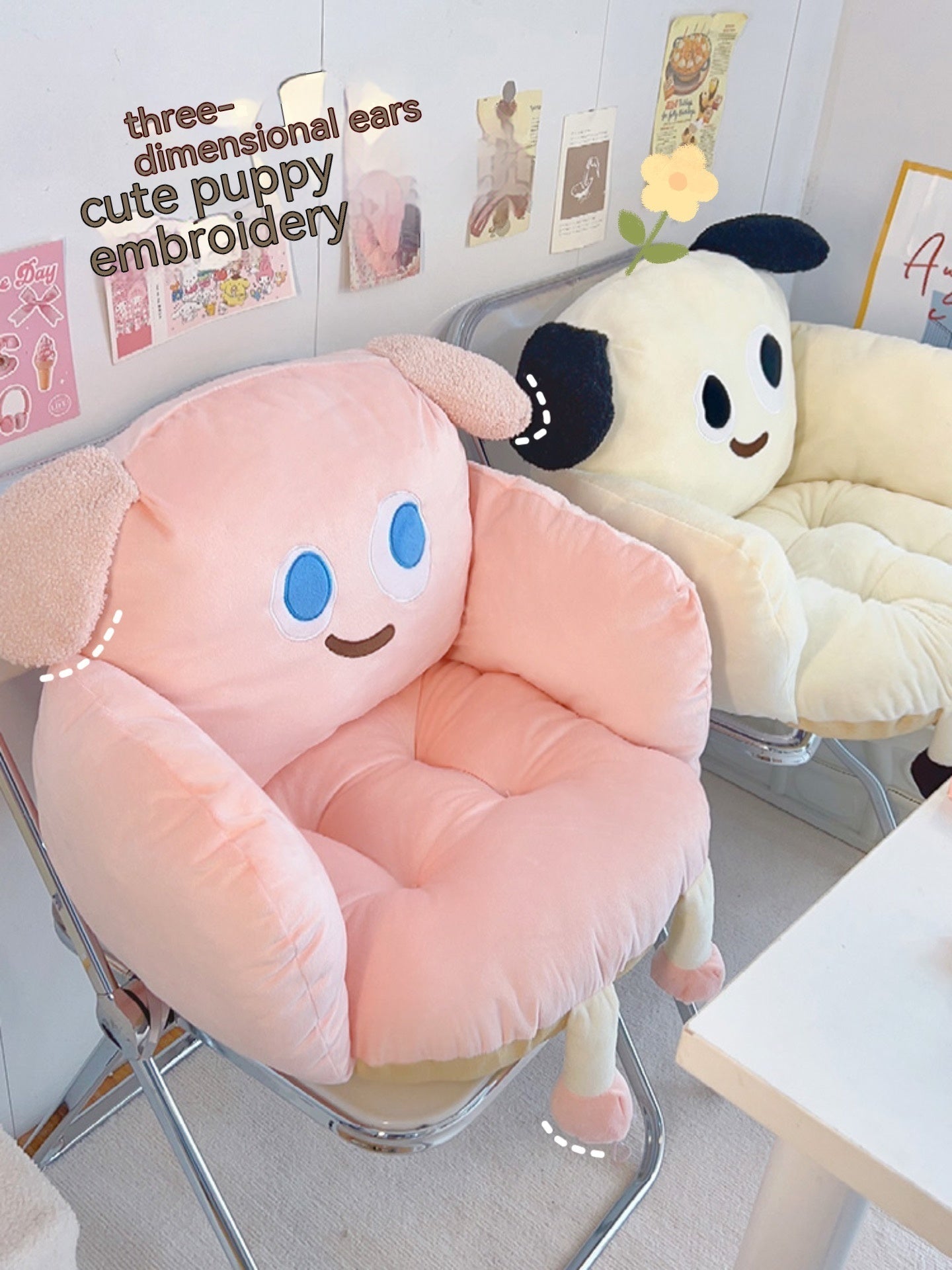 KTX-476563 Ergonomic Office Chair Backrest Cushion for Waist Support, 45×40×40 cm, PP Cotton