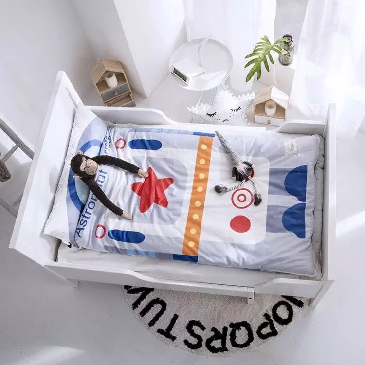 KTX-476819 Coral Baby Sleeping Bag - Soft Short Plush & 100% Cotton, 150cm Height, 75cm Width