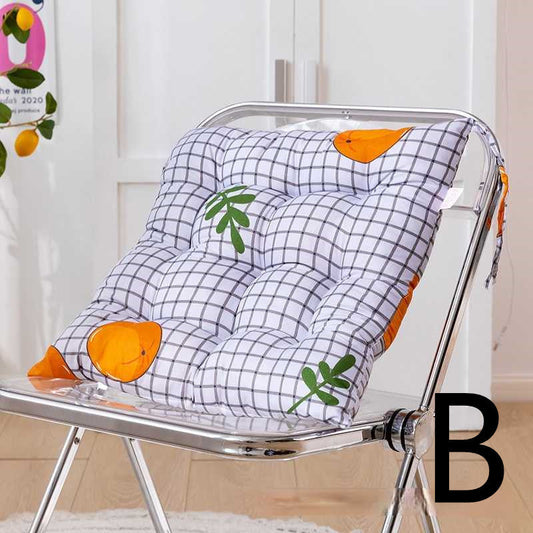 KTX-477651 Thickened Sanded Office Chair Cushion in Fashionable Print Design