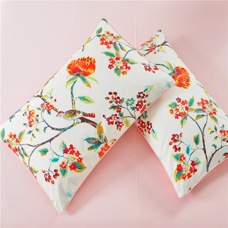 KTX-478803 Long-Staple Cotton Pillow – Soft and Comfortable, 48cm x 74cm, Includes Pillowcase