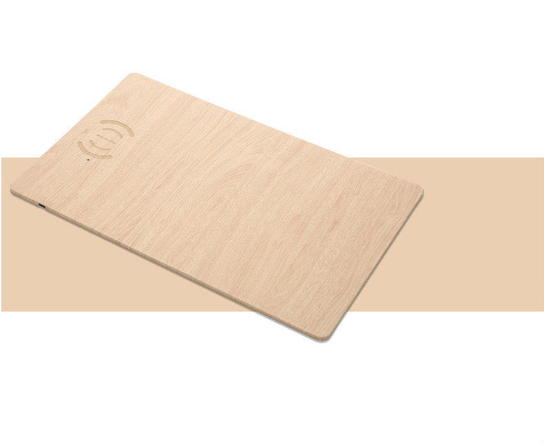 KTX-480019 Aluminum Alloy Wireless Charger Mouse Pad with Non-Slip Base and Protection Features