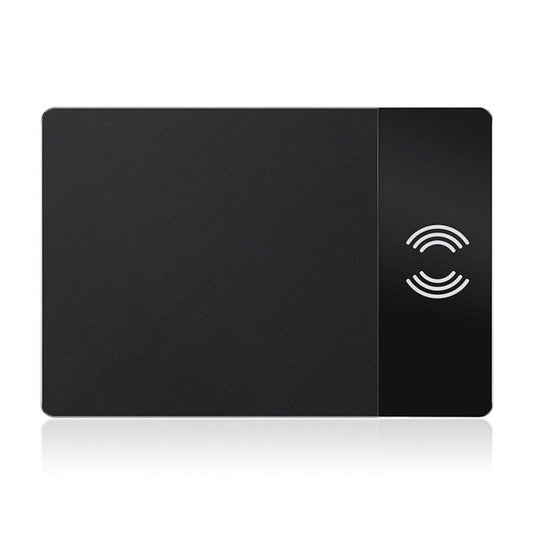 KTX-480019 Aluminum Alloy Wireless Charger Mouse Pad with Non-Slip Base and Protection Features