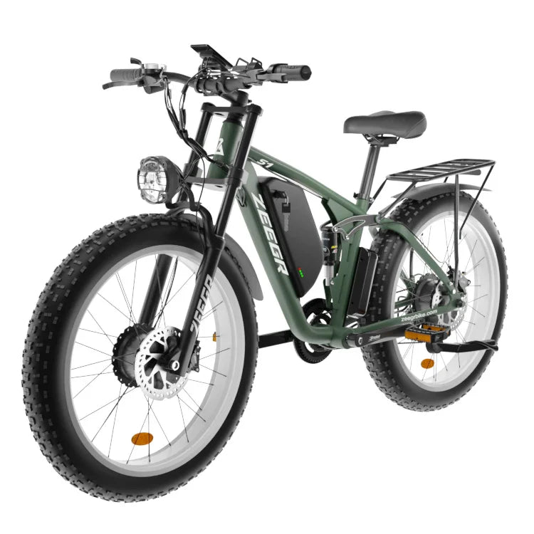 KTX-481811 2000W Dual Motor Electric Mountain Bike - 26-Inch, 7-Speed, Aluminum Frame, Hydraulic Disc Brakes, Long Range 48V Battery