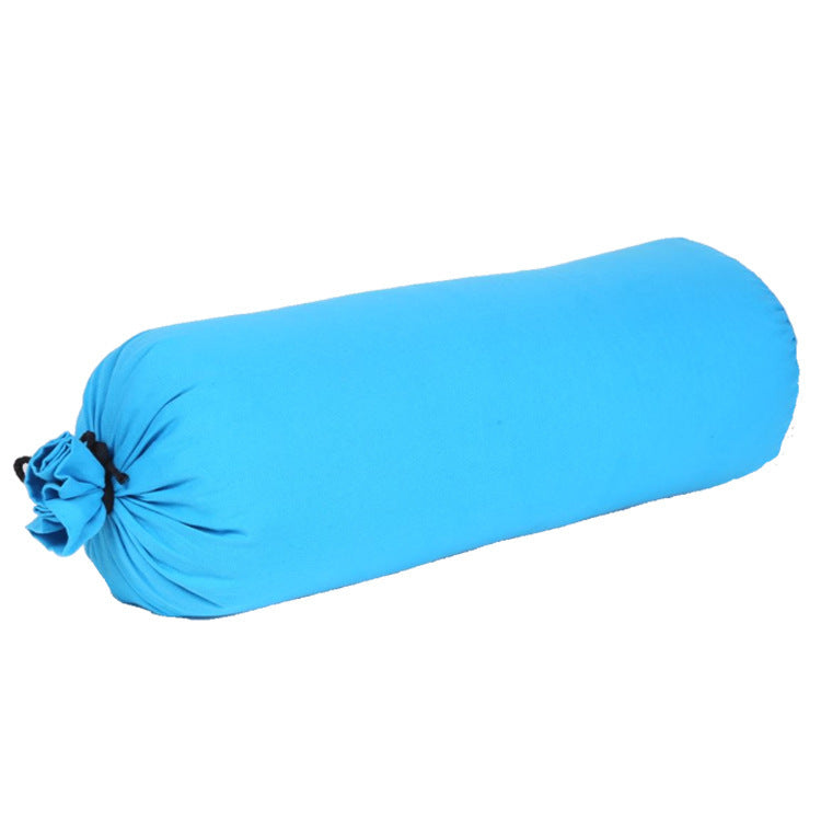 KTX-481939 Cylindrical Waist Pillow for Pregnant Women - Yoga Aid with Buckwheat Husk Filler