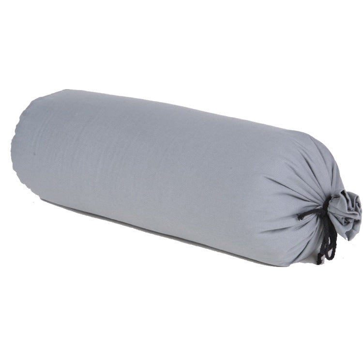 KTX-481939 Cylindrical Waist Pillow for Pregnant Women - Yoga Aid with Buckwheat Husk Filler