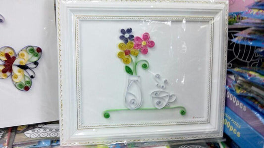 KTX-481939 Quilling Craft Kit with 24 Colors of Fine Paper, Tools, and Graphics Template