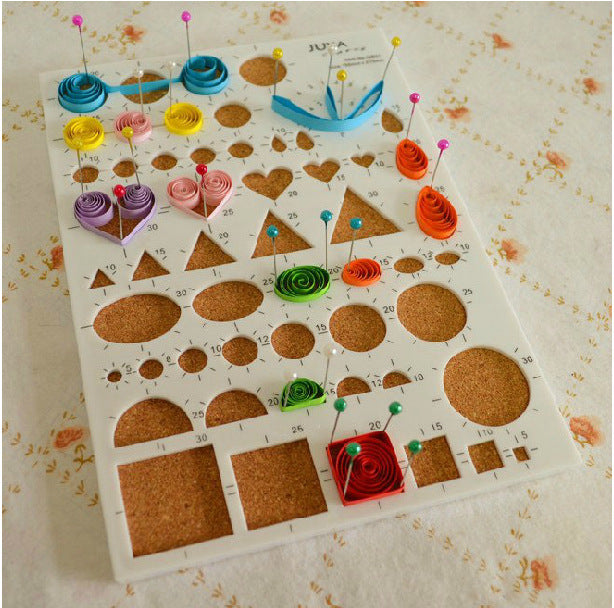 KTX-481939 Quilling Craft Kit with 24 Colors of Fine Paper, Tools, and Graphics Template