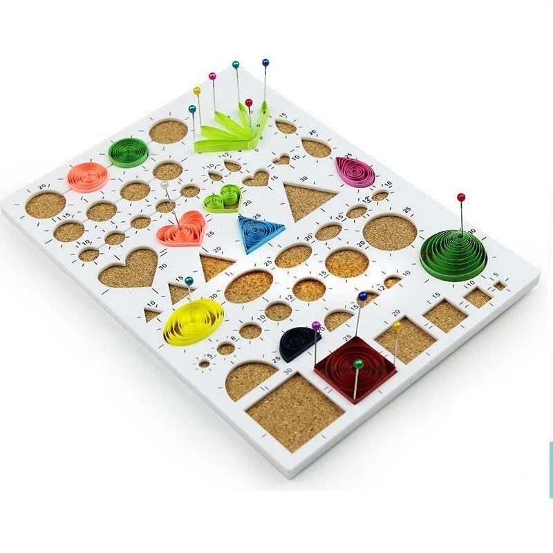 KTX-481939 Quilling Craft Kit with 24 Colors of Fine Paper, Tools, and Graphics Template