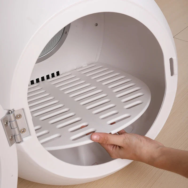 KTX-482515 Eco-Friendly 45L Pet Hair Dryer Box for Cats & Small Dogs - Quiet Fast Drying Indoor Use