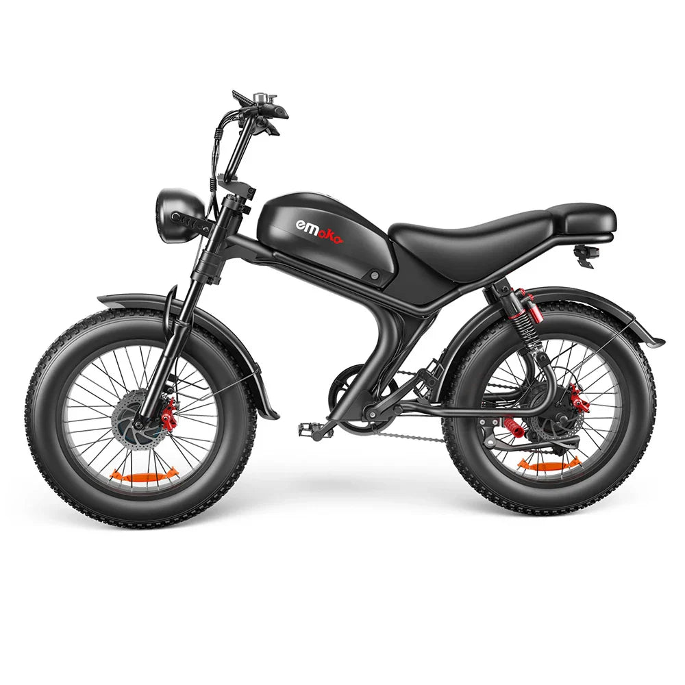 KTX-482963 48V City Electric Bike - 20 Inch Fat Tire, 1000W Motor, 7-Speed, Removable Battery, Off-Road Capability