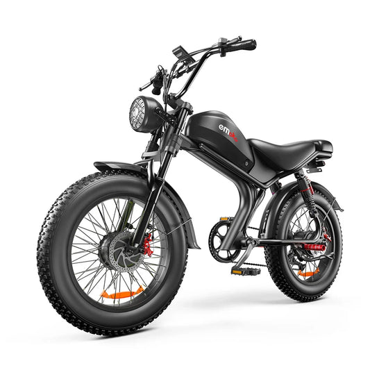 KTX-482963 48V City Electric Bike - 20 Inch Fat Tire, 1000W Motor, 7-Speed, Removable Battery, Off-Road Capability
