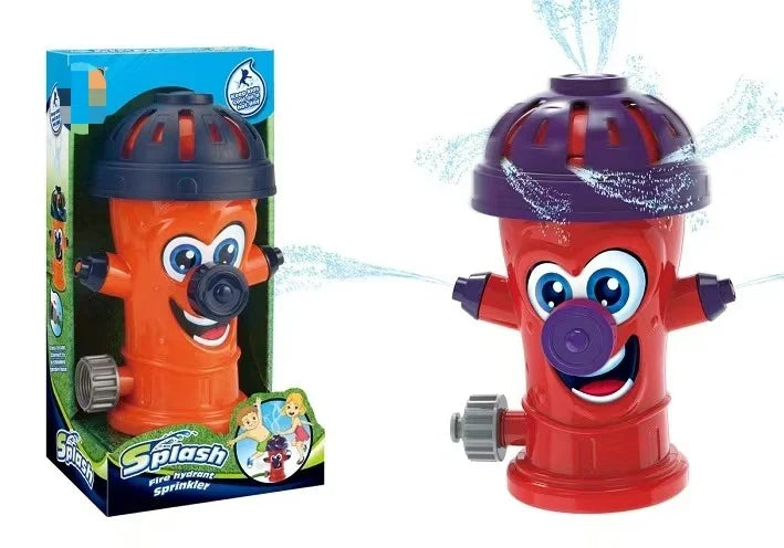 KTX-484243 Rotatable Outdoor Sunflower Water Spray Toy for Kids - Fun Shower Sprinkler for Yard Play