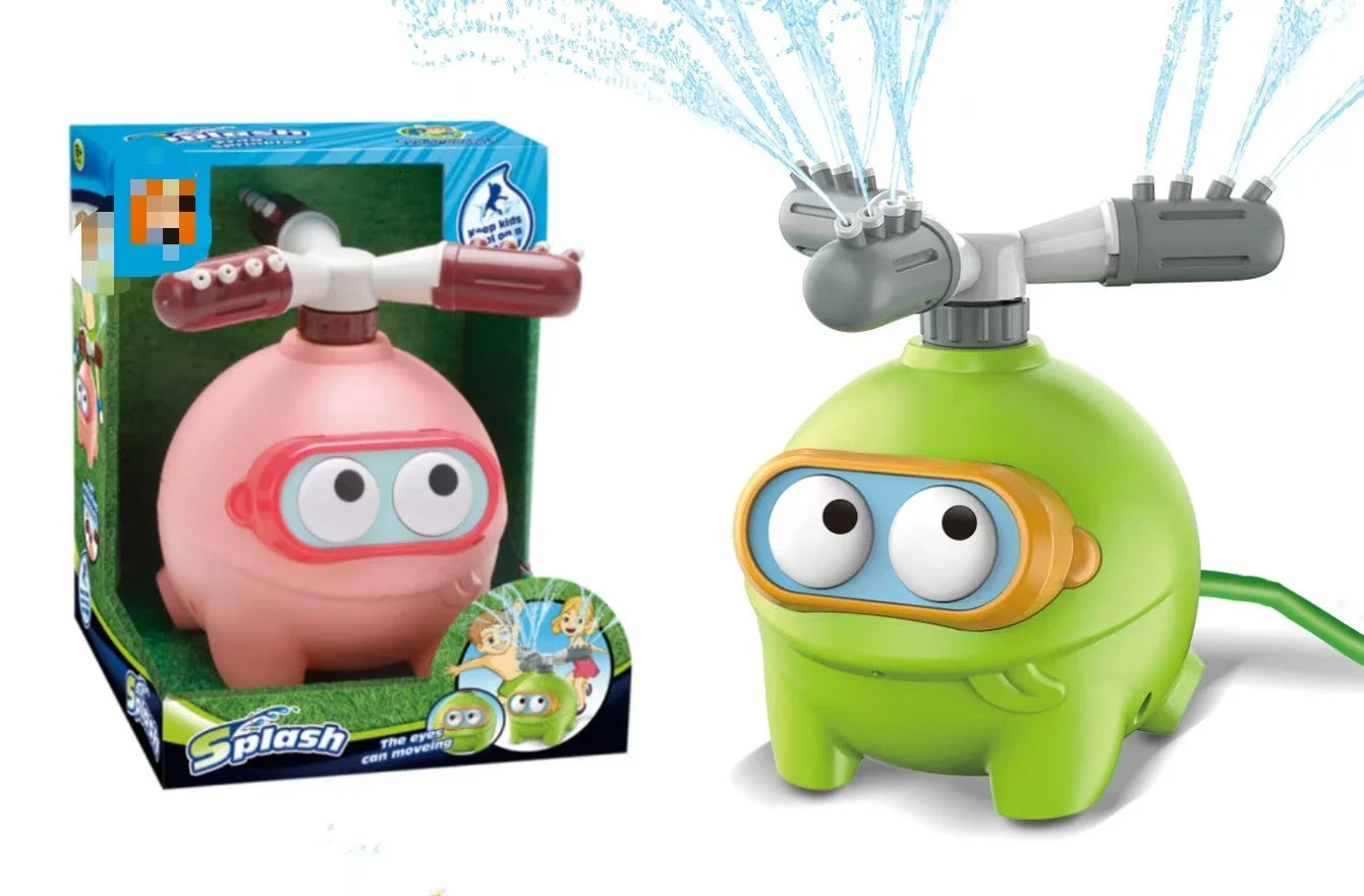 KTX-484243 Rotatable Outdoor Sunflower Water Spray Toy for Kids - Fun Shower Sprinkler for Yard Play