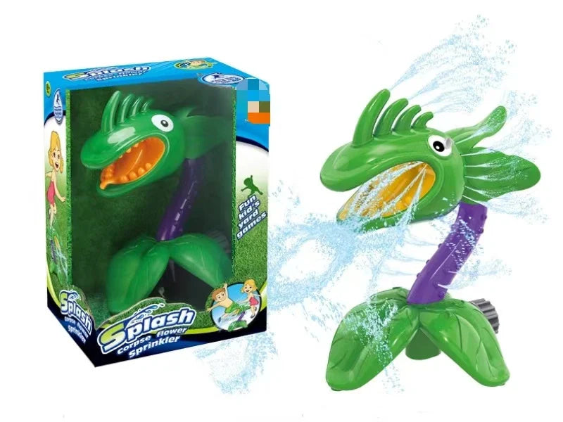 KTX-484243 Rotatable Outdoor Sunflower Water Spray Toy for Kids - Fun Shower Sprinkler for Yard Play