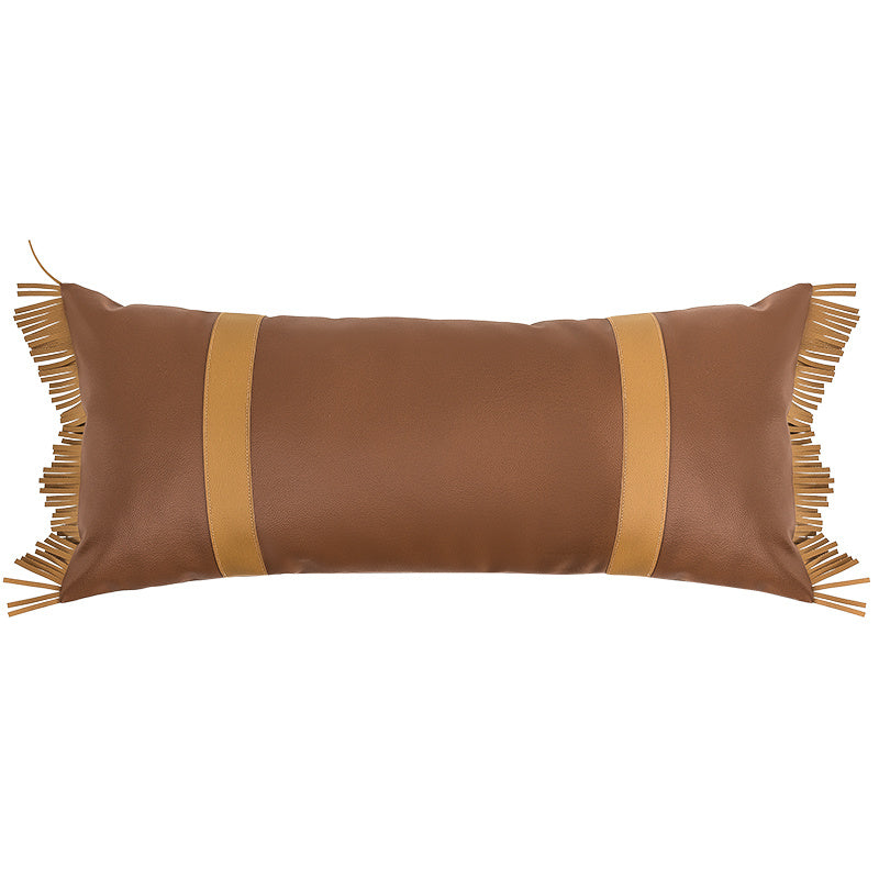 KTX-484371 Light Luxury Leather Pillow Cover for Sofa and Living Room