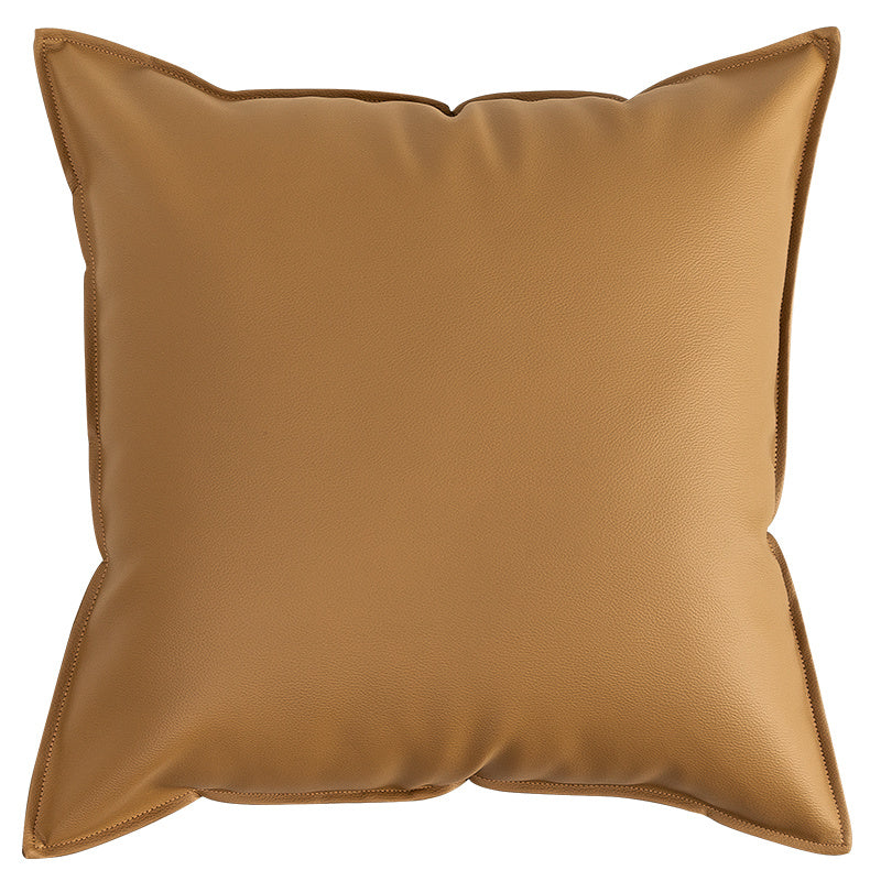 KTX-484371 Light Luxury Leather Pillow Cover for Sofa and Living Room