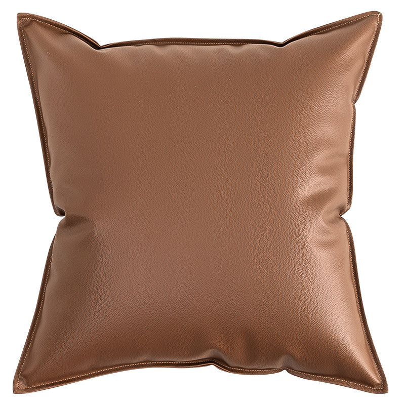 KTX-484371 Light Luxury Leather Pillow Cover for Sofa and Living Room