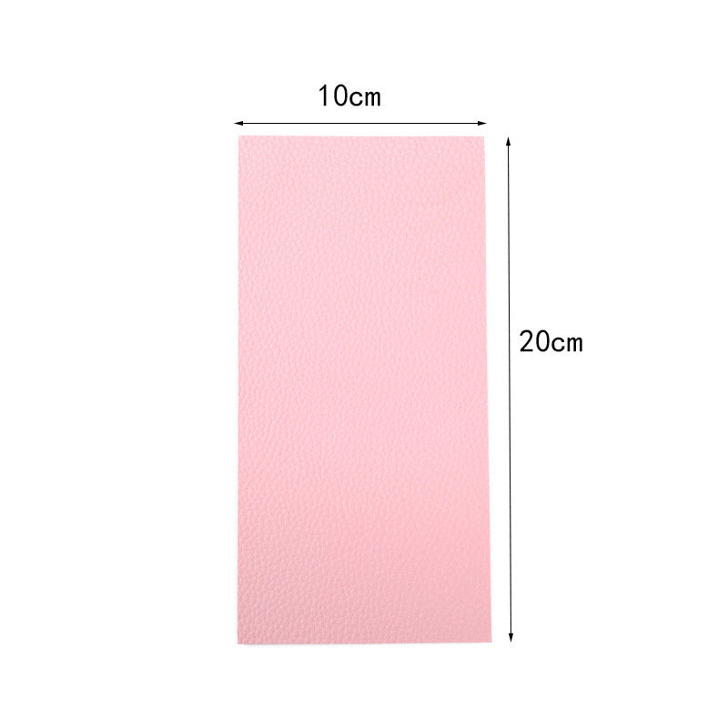 KTX-485395 Lychee Pattern Leather Repair Patch - Eco-Friendly, Durable 10x20cm Solution for Sofas, Seats, and More