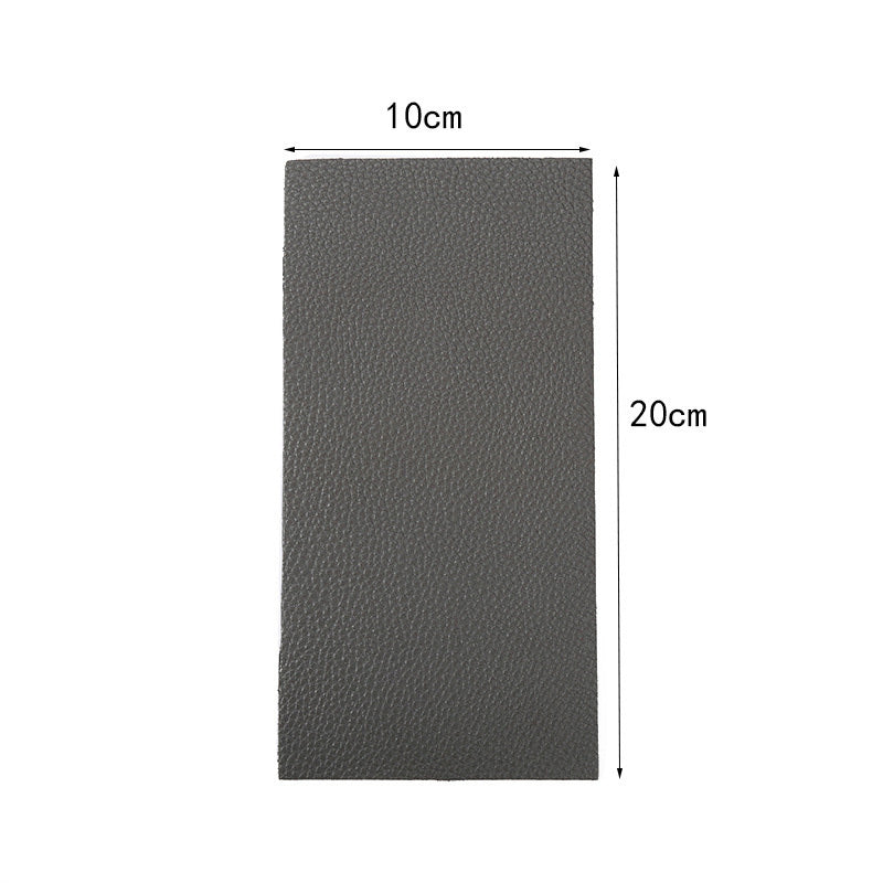KTX-485395 Lychee Pattern Leather Repair Patch - Eco-Friendly, Durable 10x20cm Solution for Sofas, Seats, and More
