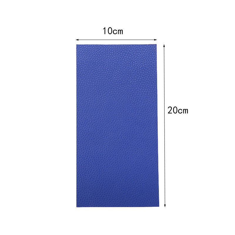 KTX-485395 Lychee Pattern Leather Repair Patch - Eco-Friendly, Durable 10x20cm Solution for Sofas, Seats, and More