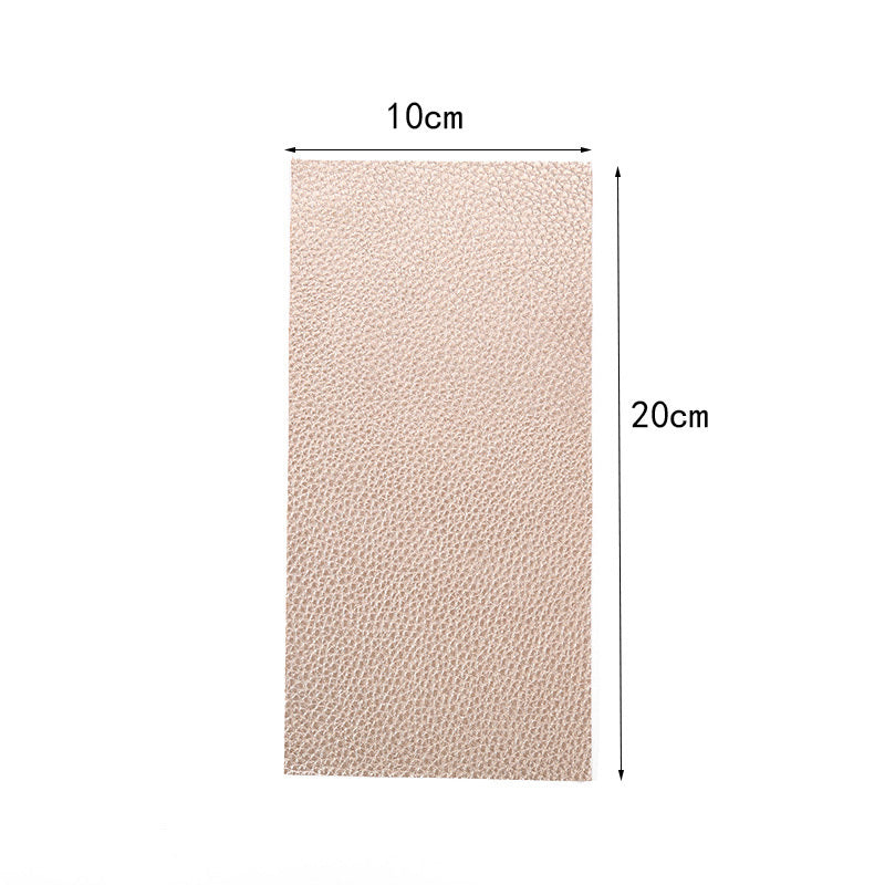 KTX-485395 Lychee Pattern Leather Repair Patch - Eco-Friendly, Durable 10x20cm Solution for Sofas, Seats, and More