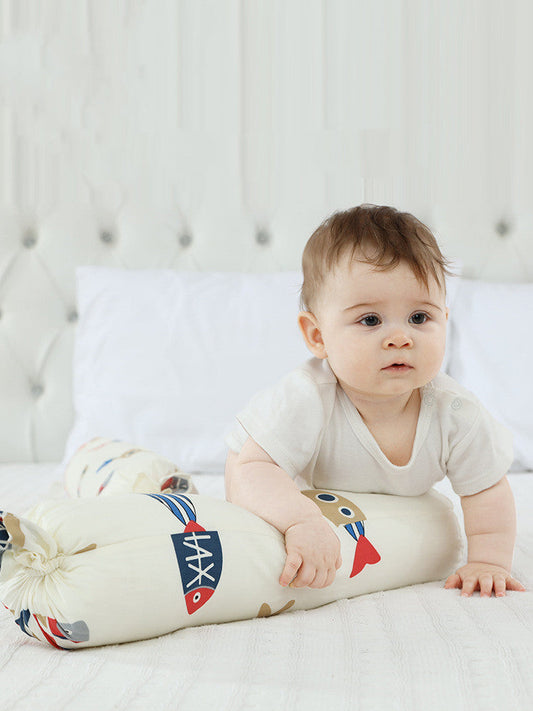 KTX-485715 Comfortable Hollow Cotton Baby Sleep Pillow - 51cm Pure Cotton Design