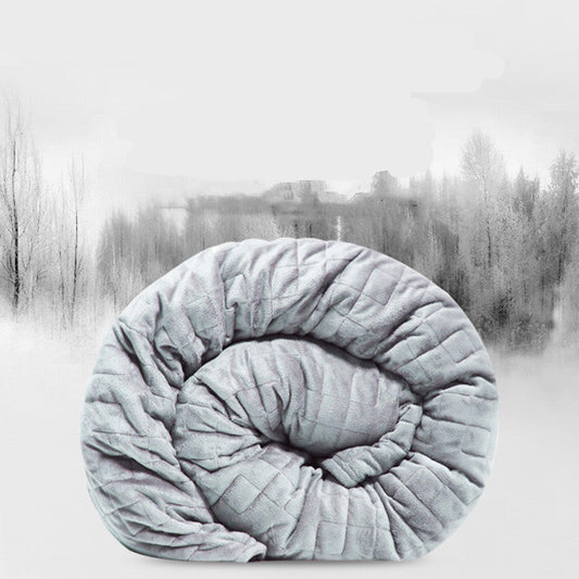 KTX-486035 Gravity Blanket for Decompression and Better Sleep - Geometric Polyester Design, 10kg or 15kg, Summer Use, 200x120cm Size