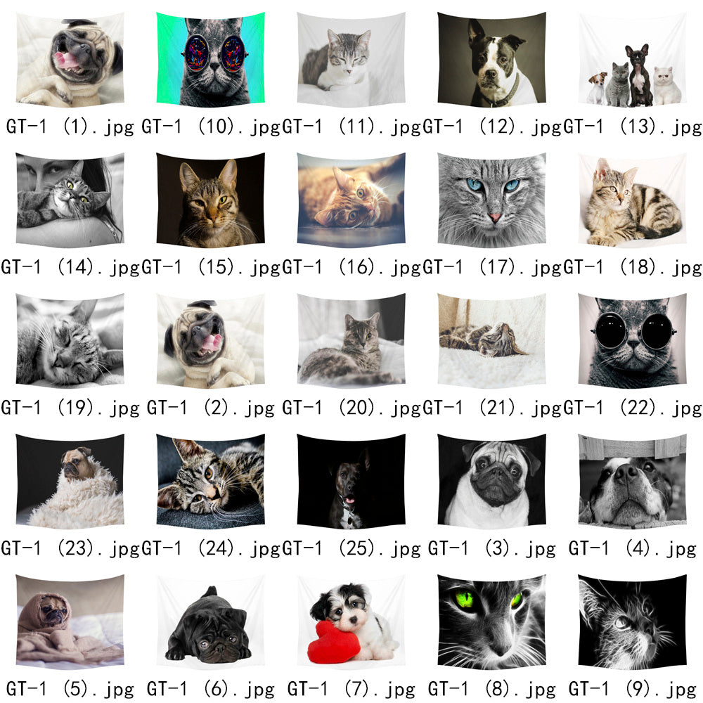 KTX-486419 Customizable Bohemian Photo Tapestry - 100% Polyester - Various Sizes Available