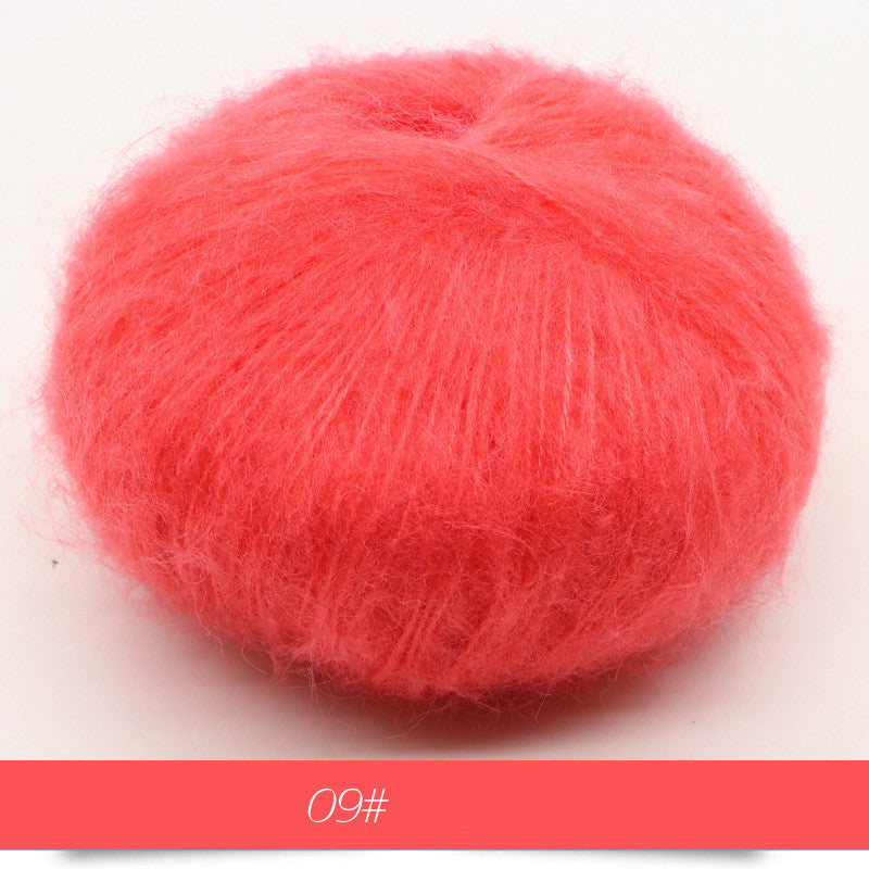 KTX-486547 Baby Mohair Sweater, Scarf, and Shawl for Spring, Autumn, and Winter Use